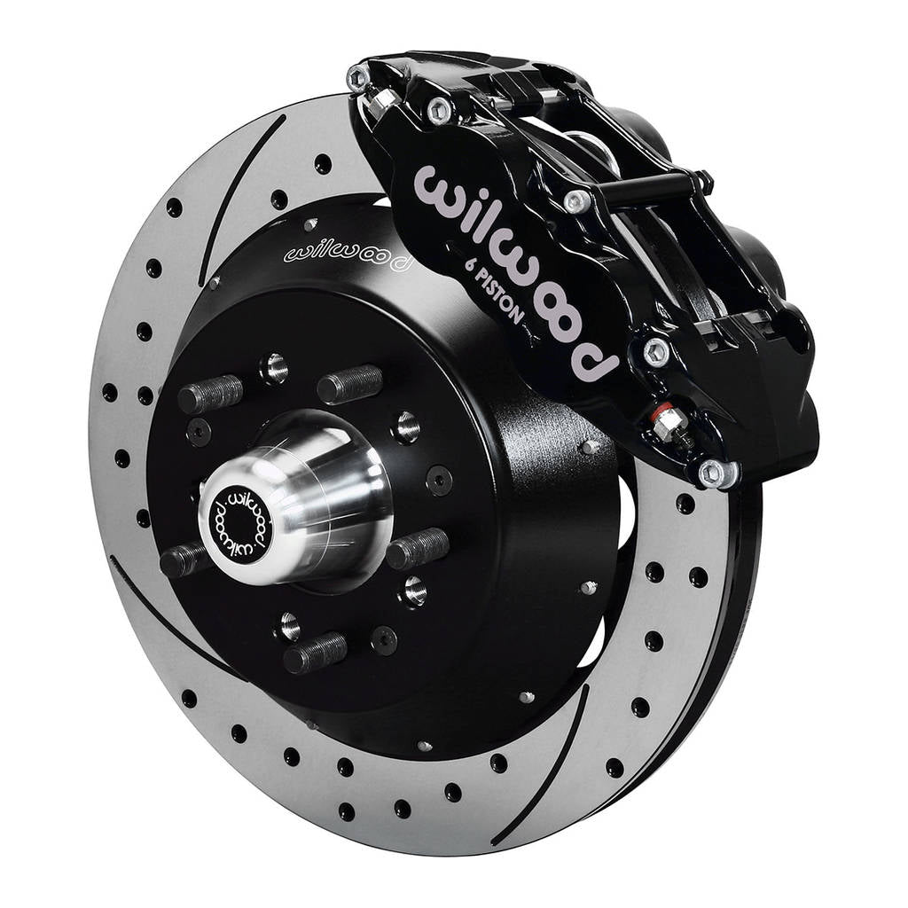 WILWOOD 140-9803-D Комплект передніх гальм FNSL6R12.88" з перфорацією Photo-0
