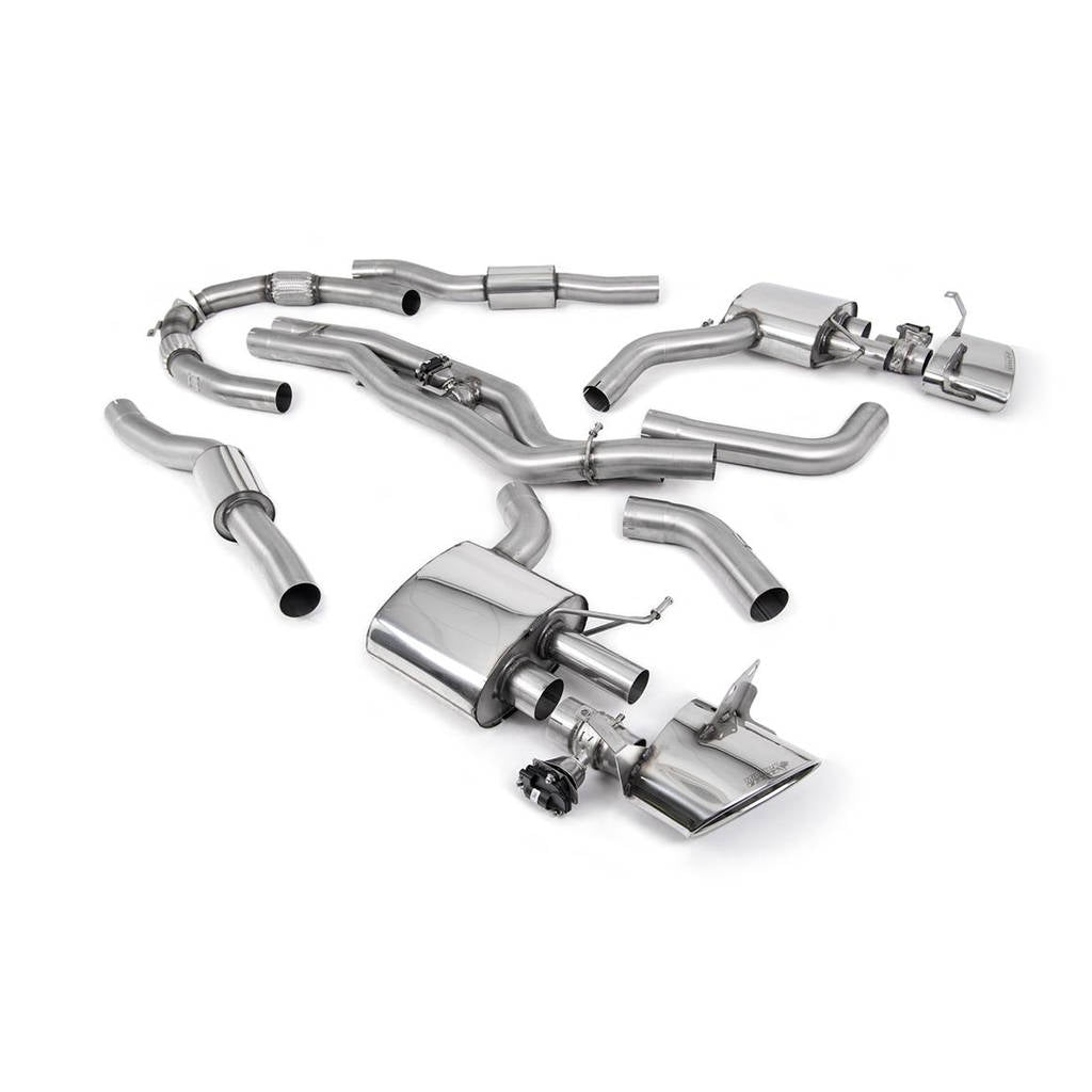 MILLTEK SSXAU942 Вихлопна система Cat-back для AUDI RS6 C8 4.0 V8 bi-turbo (Non OPF/GPF) 2020 - 2022 Photo-0
