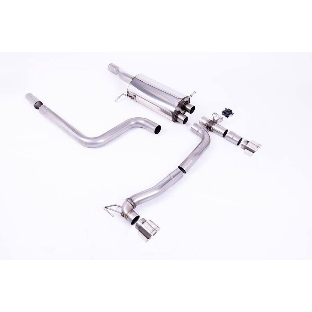 MILLTEK SSXFD367 Вихлопна система Cat-back 100mm GT100 для FORD Fiesta Mk8 ST 1.5 EcoBoost 200PS (лише для моделей після вересня 2020 р.) 2020–2022 рр. Photo-0