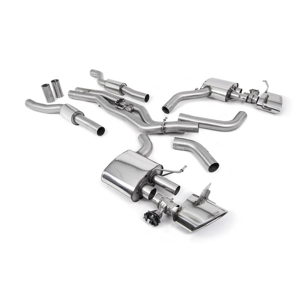 MILLTEK SSXAU940 Вихлопна система Cat-back для AUDI RS6 C8 4.0 V8 bi-turbo (Non OPF/GPF) 2020 - 2022 Photo-0