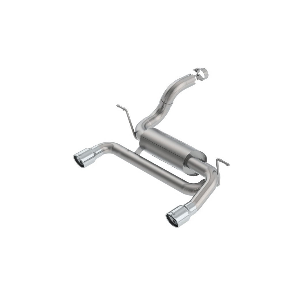 BORLA 11964 Вихлопна система Axle-Back ATAK, 2.75", 2.5" (наконечники 3.5") для JEEP Wrangler 2.0L (JL / JLU) 2018- Photo-0