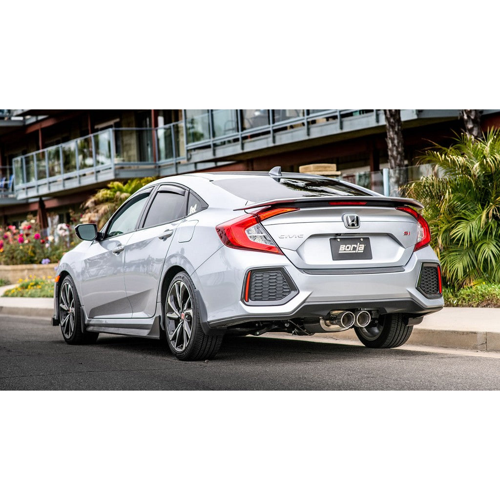 BORLA 140803 Вихлопна система Cat-Back для HONDA CIVIC SI SEDAN 1.5L TURBO MT FWD '17-'20 Photo-2