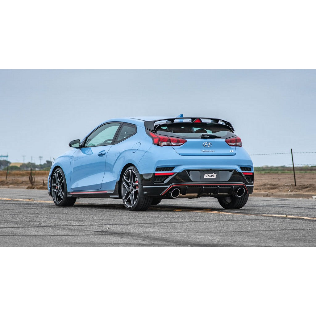 BORLA 140832 Вихлопна система Cat-Back для Hyundai VELOSTER N 2.0L i4 MT FWD '19-'20 Photo-1
