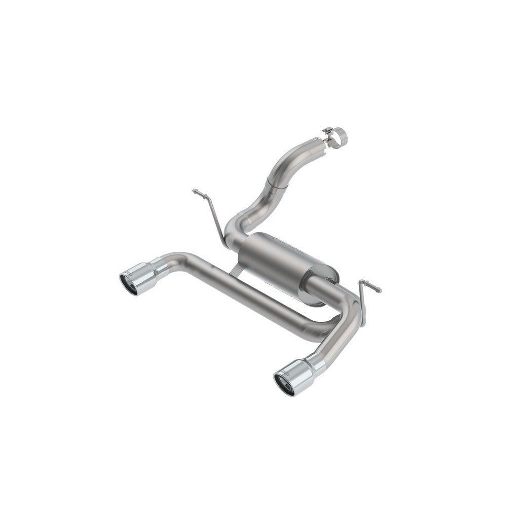 BORLA 11963 Вихлопна система Axle-Back S-Type, 2.75", 2.5" (наконечники 3.5") для JEEP Wrangler 2.0L (JL / JLU) 2018- Photo-0