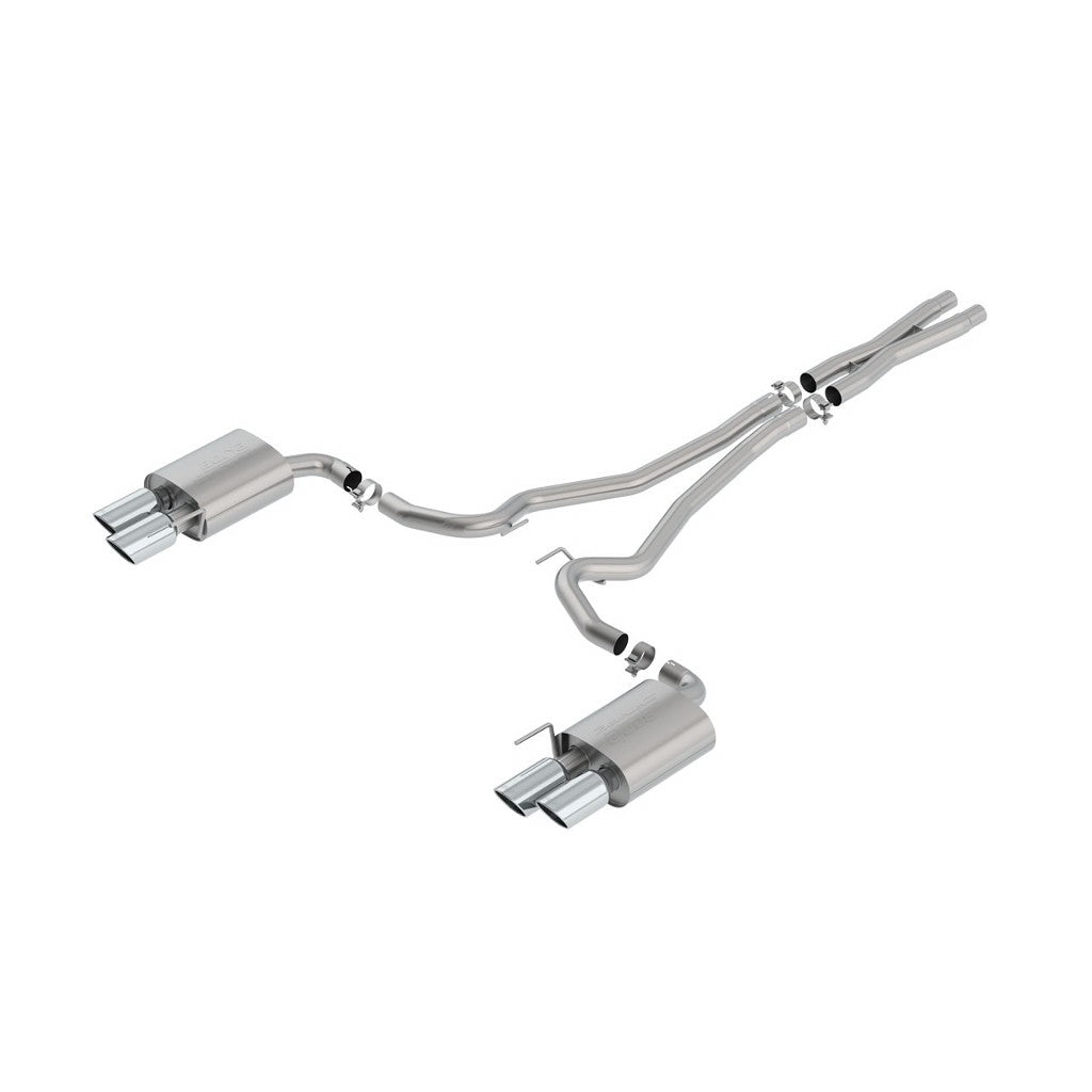 BORLA 140807 Вихлопна система Cat-Back для Ford Mustang '18-'21 5.0L V8 AT/MT RWD Photo-0