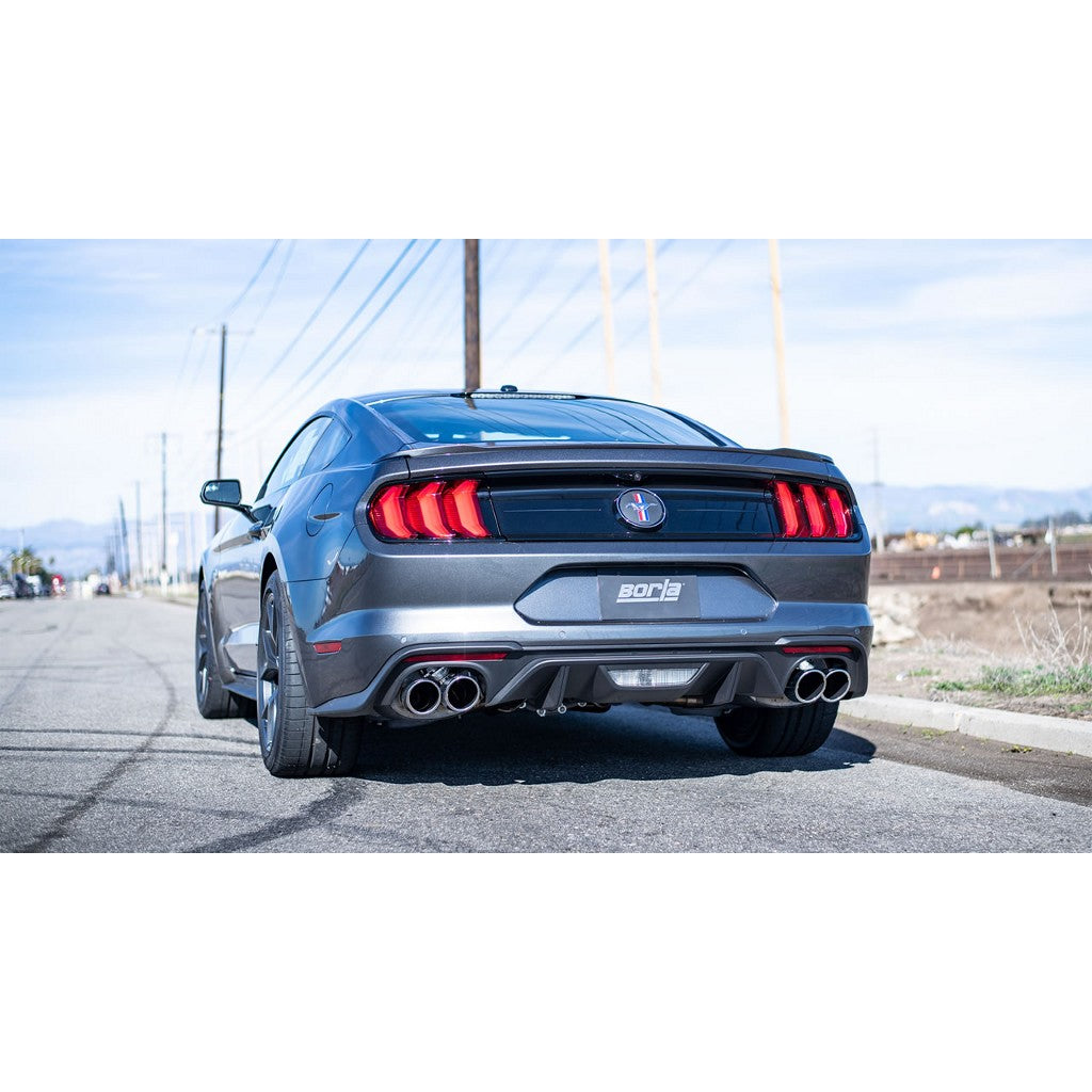 BORLA 140827 Вихлопна система Cat-Back для FORD MUSTANG 2.3L ECOBOOST AT/MT RWD '19-'21 Photo-1