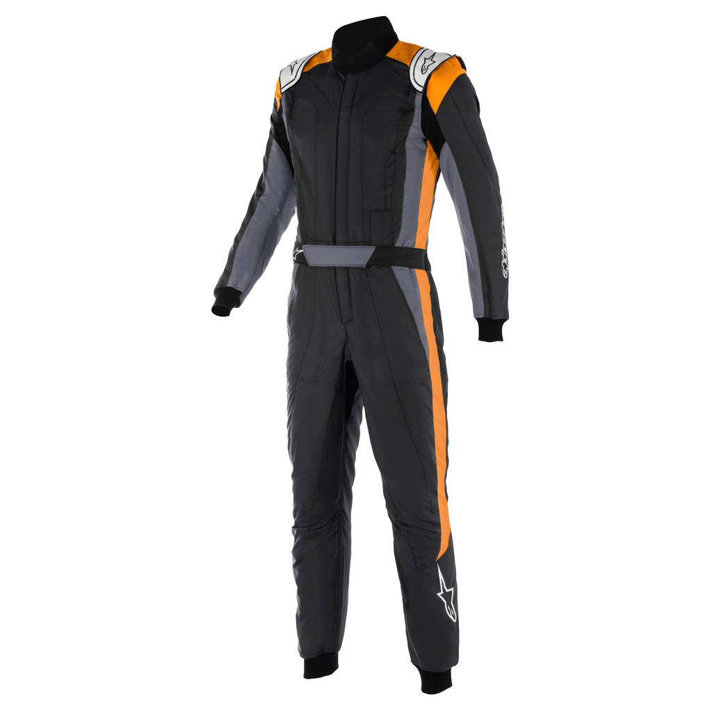 ALPINESTARS 3352022_1204_60 комбінезон для автоспорту GP PRO COMP V2, FIA 8856-2018, чорний / сірий / помаранчевий, Розмір 60 Photo-0