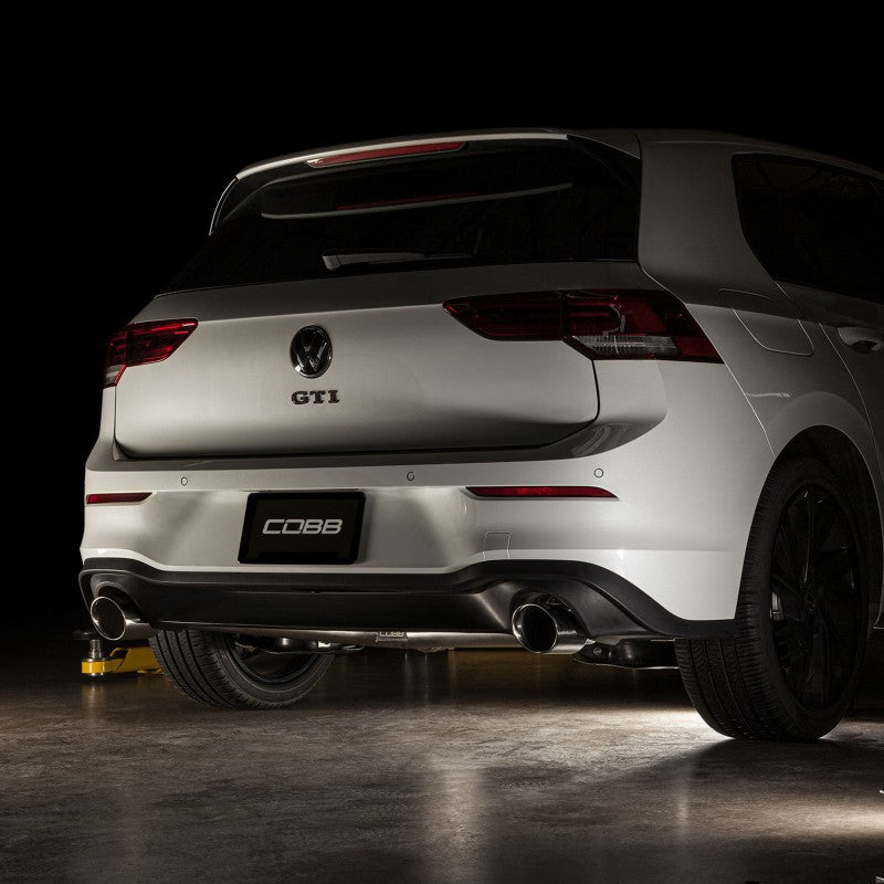 COBB 5V4100 Cat-Back вихлопна система з нержавіючої сталі для VOLKSWAGEN Golf GTI (MK8) 2022- Photo-5