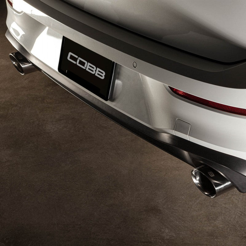 COBB 5V4100 Cat-Back вихлопна система з нержавіючої сталі для VOLKSWAGEN Golf GTI (MK8) 2022- Photo-6