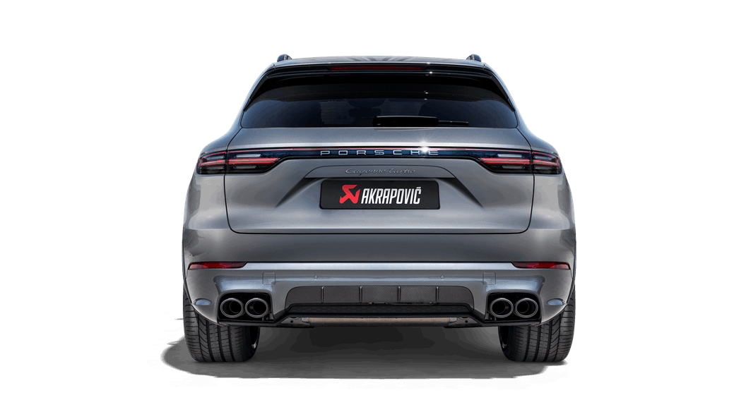 AKRAPOVIC S-PO/TI/17H Вихлопна система Evolution Line (Titanium) для PORSCHE 536 Cayenne E3 Turbo, Turbo S (без насадок) Photo-2