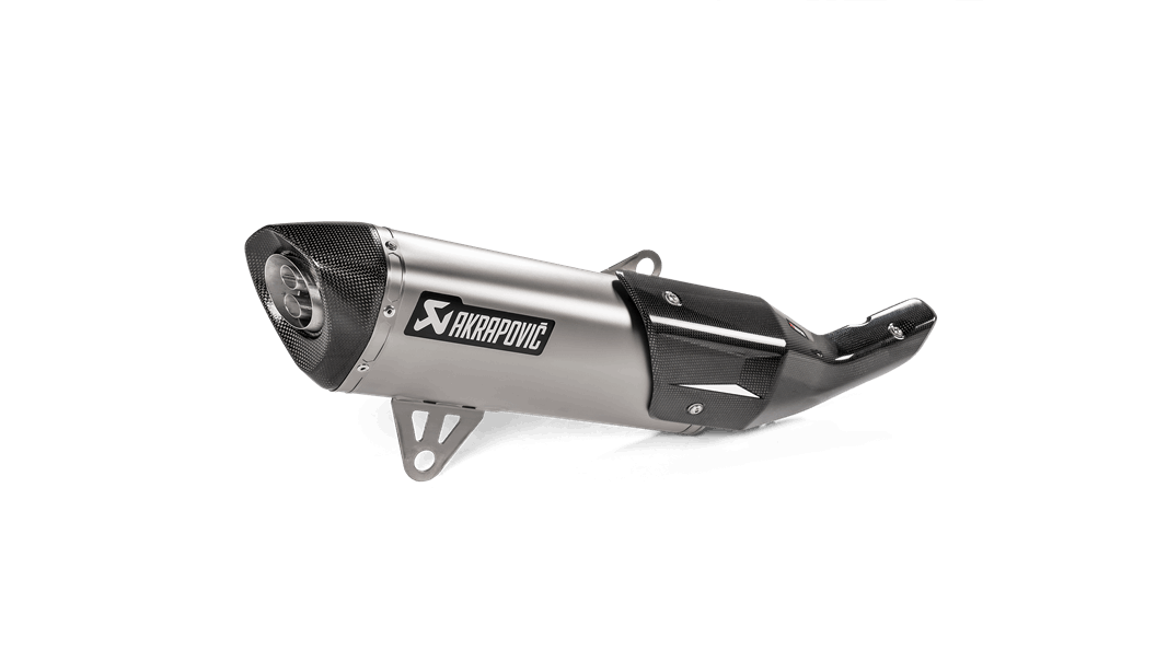 AKRAPOVIC s-B4SO2-HRT Вихлопна система Slip-On для BMW C 400 X | C 400 GT 2019-2020 Photo-0