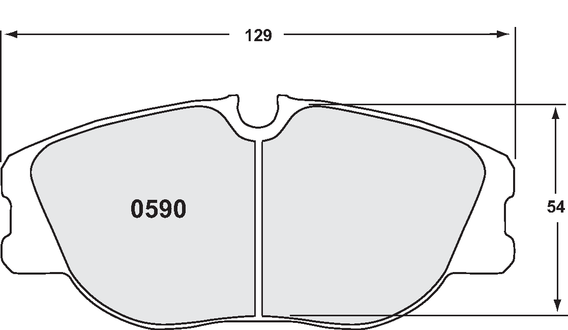PFC 0590.97.19.44 Гальмівні колодки передні для RENAULT CLIO RS(II) 2.0 Photo-1