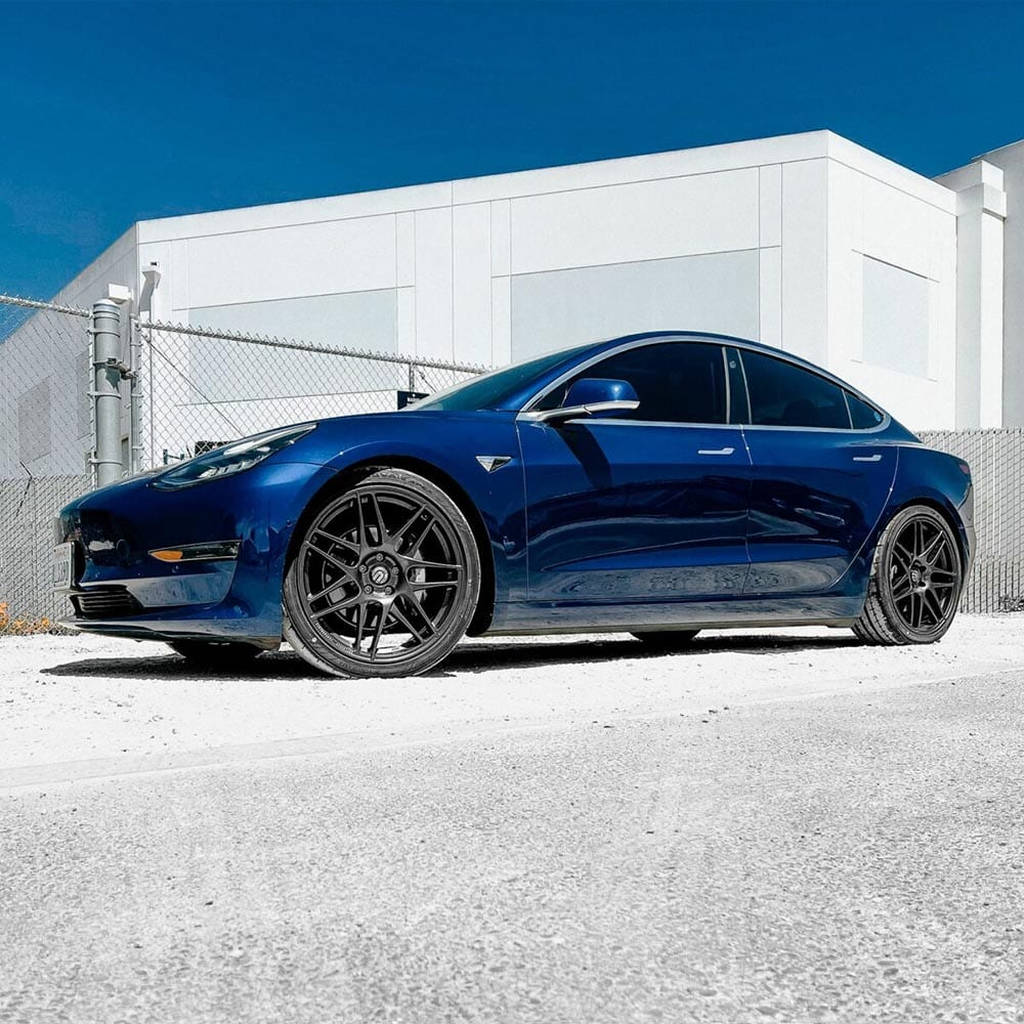 UNPLUGGED PERFORMANCE UP-M3MY-357-3.1 Запасне колесо UP x BBS Flugplatz (FP) 20x9+32 чорний 1 шт для TESLA Model 3 / Y Photo-3
