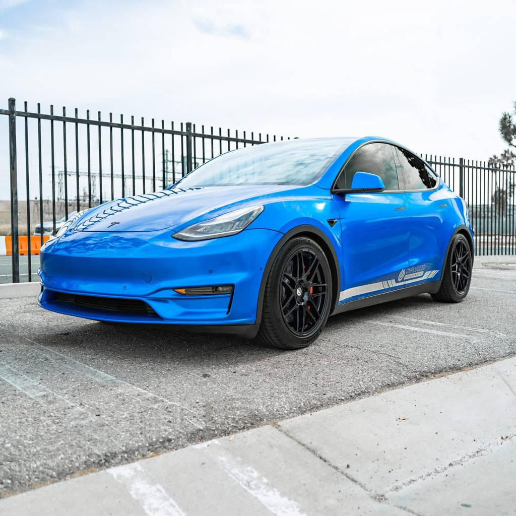 UNPLUGGED PERFORMANCE UP-M3MY-357-3.1 Запасне колесо UP x BBS Flugplatz (FP) 20x9+32 чорний 1 шт для TESLA Model 3 / Y Photo-9
