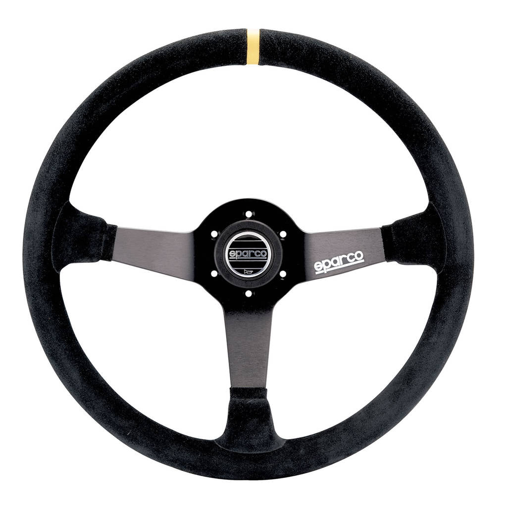 SPARCO 015R368MSN Кермо R368, замша, чорний, діам.380мм, виліт 65мм Photo-0