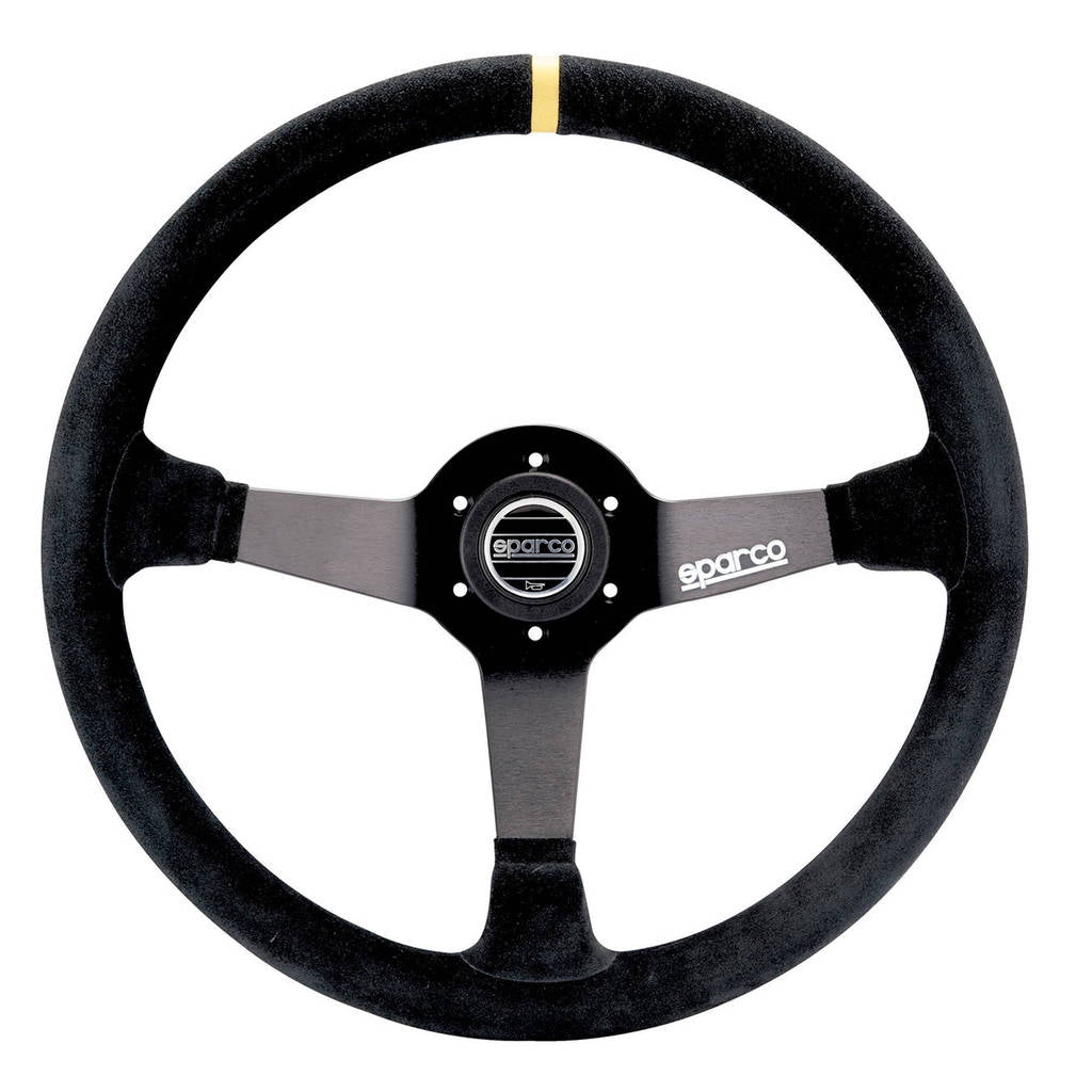 SPARCO 015R368MSN Кермо R368, замша, чорний, діам.380мм, виліт 65мм Photo-1
