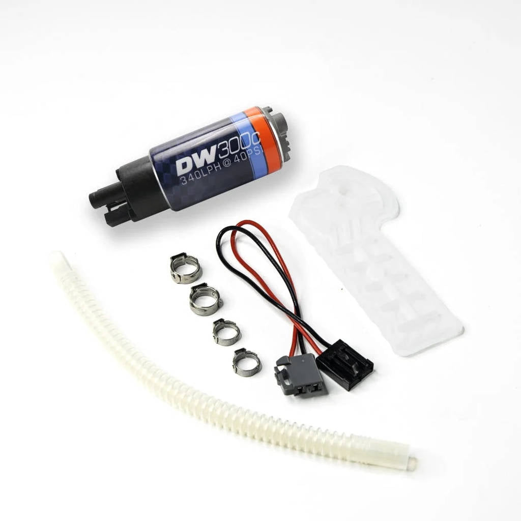 DEATSCHWERKS 9-307-1062 Серія DW300C, компактний паливний насос потужністю 340 л/год без монтажних затискачів і комплект для встановлення для Hyundai Genesis Coupe 2.0T 2013-14 Photo-0