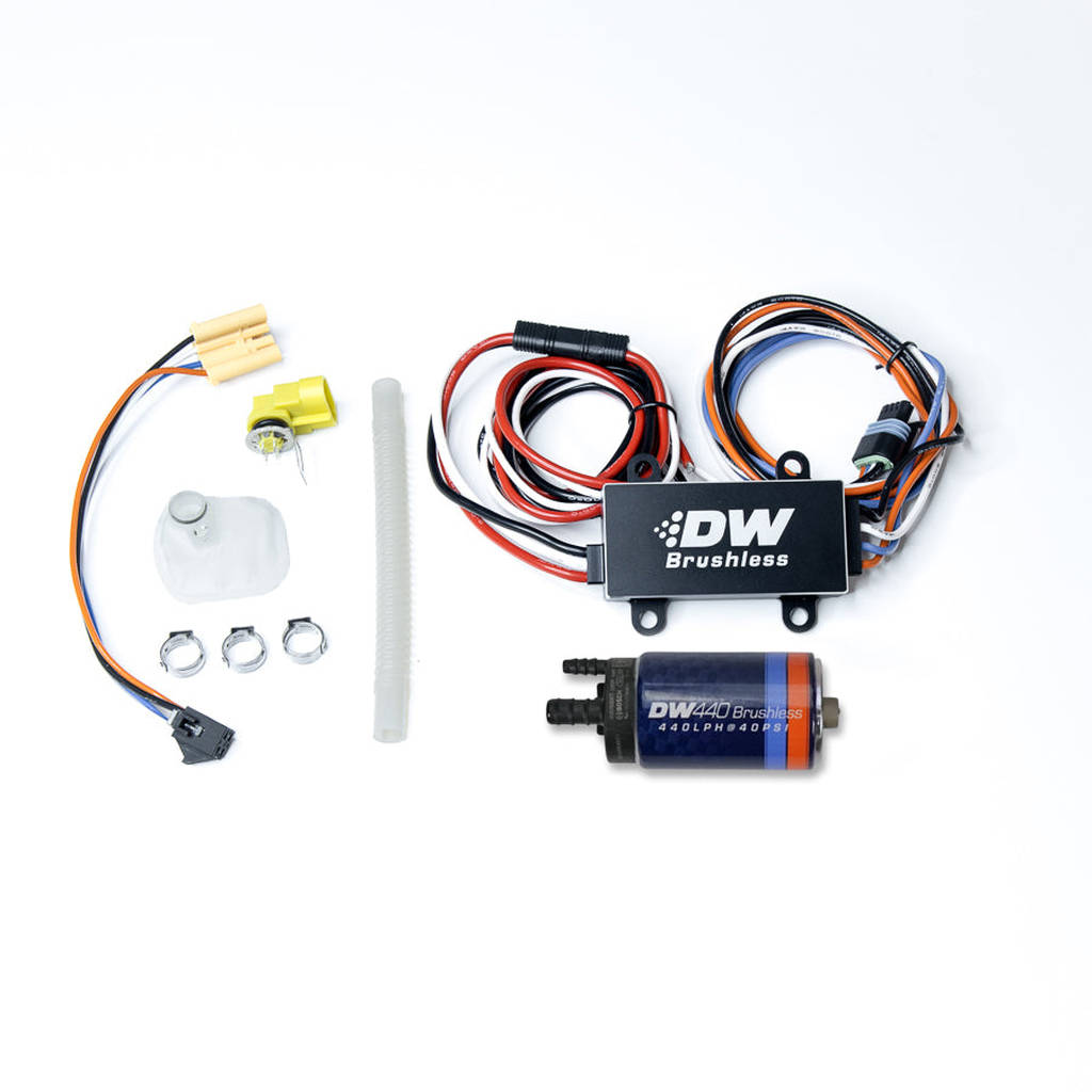 DEATSCHWERKS 9-441-C102-0904 Безщітковий безщітковий паливний насос DW440 у баку 440 л/год + контролер C102 з комплектом для встановлення для Mazda RX-8 2004-2008 Photo-0