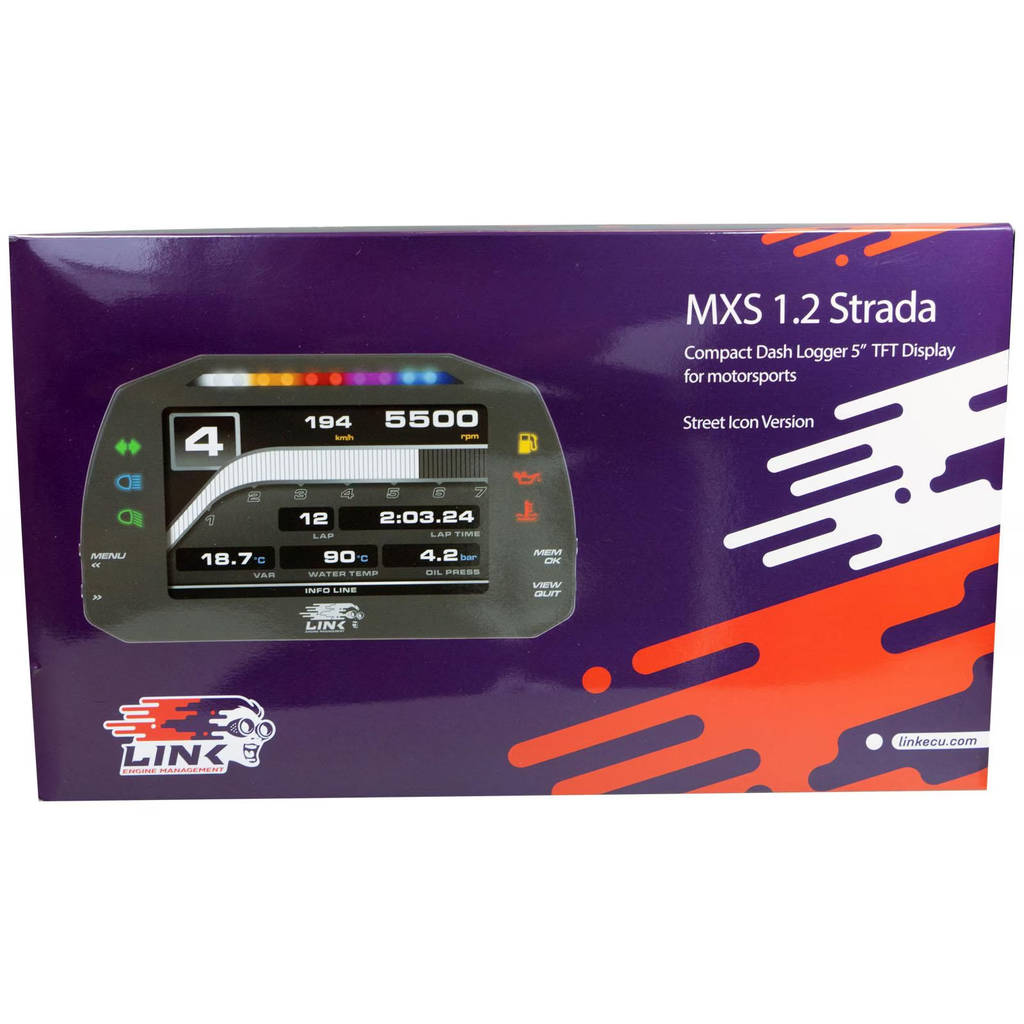 LINK ECU 100-0168 Dash монітор AIM MXS 5" Dash - Street Edition Photo-2