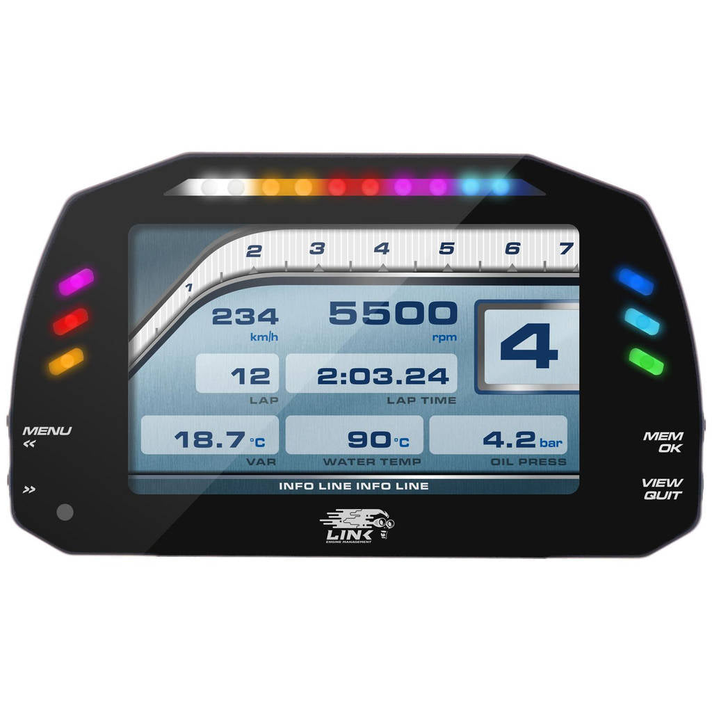 LINK ECU 100-0169 Dash монітор AIM MXS 5" Dash - Race Edition Photo-1
