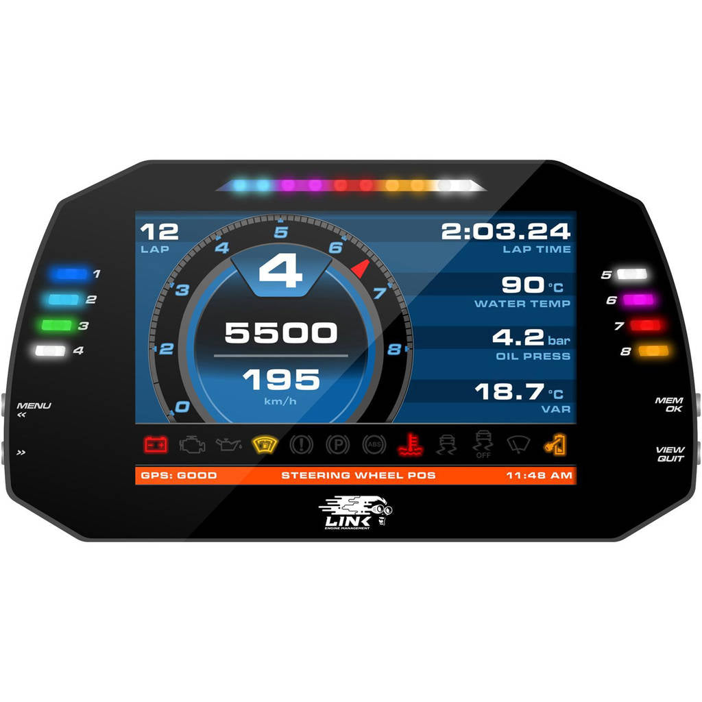 LINK ECU 100-0173 Dash монітор Aim MXG 7" Dash - Race Edition Photo-1