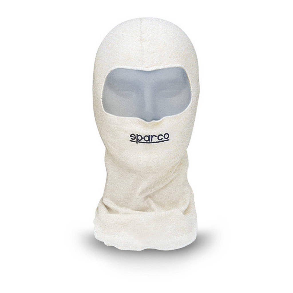 SPARCO 002231B Підшоломник/балаклава для картингу BASIC, синтетика, білий Photo-1