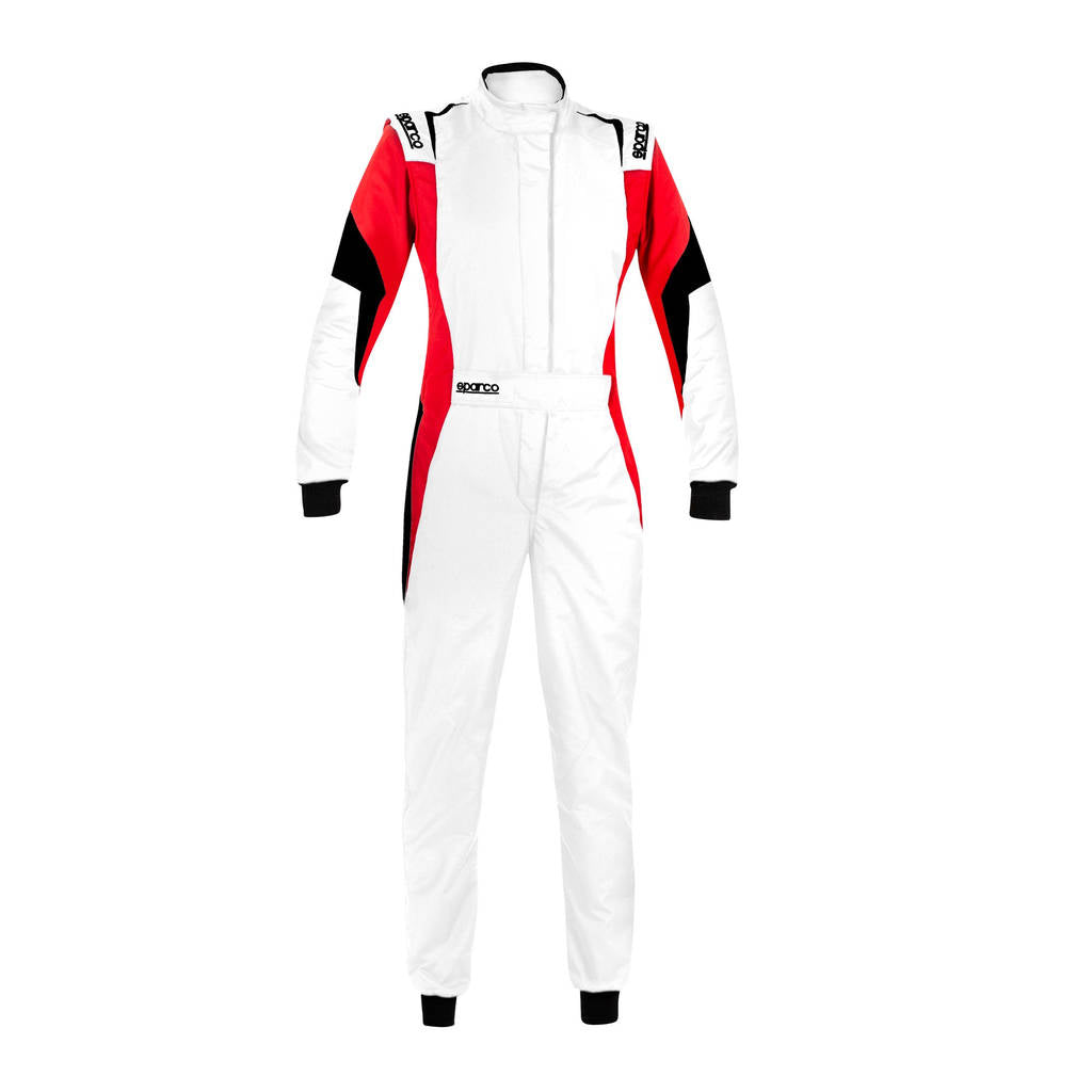 SPARCO 001144l48brnr комбінезон для автоспорту COMPETITION Lady R567, FIA 8856-2018, білий / червоний, р-р 48 Photo-0
