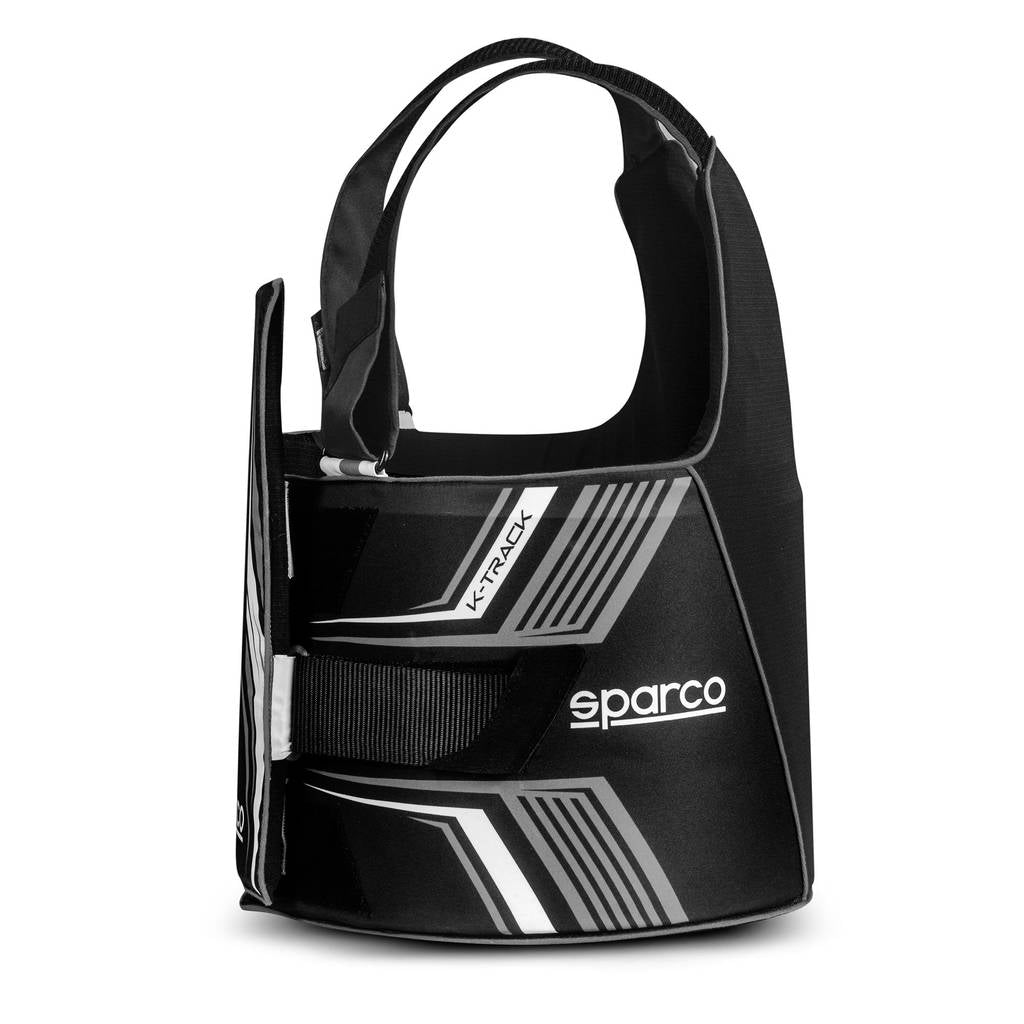 SPARCO 002406KNRBI1213 захист ребер для картингу K-TRACK, FIA 8870-2018, дитяча, чорний / білий, р-р 120-130 Photo-1