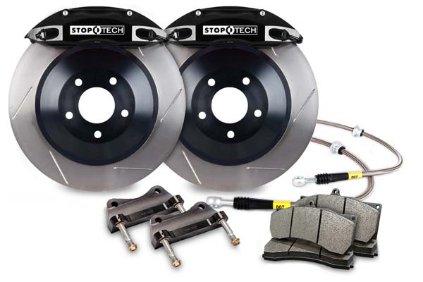 STOPTECH 82.874.0058.51 Гальмівна система задня BBK для TOYOTA LC200/LX570 (чорна) ST41 | 380X32 Photo-0