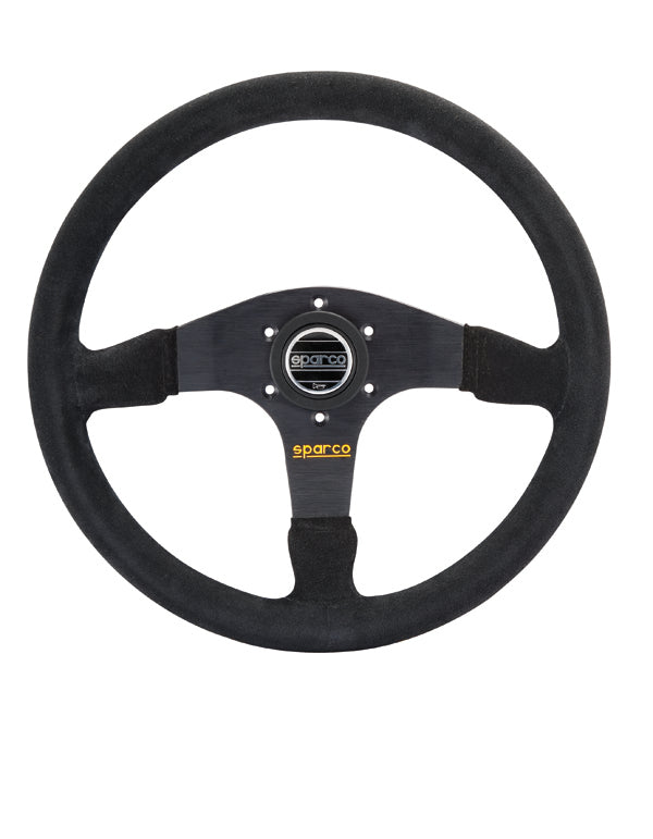SPARCO 015R375PSN Кермо R375, замша, чорний, діам.350мм, виліт 36мм Photo-0