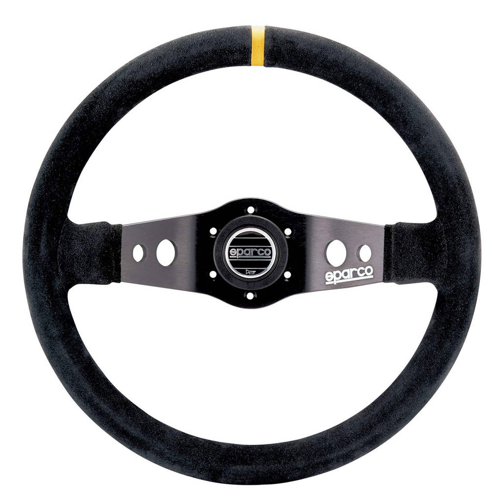 SPARCO 015R215CSN Кермо R215, замша, чорний, діам.350мм, виліт 90мм Photo-1