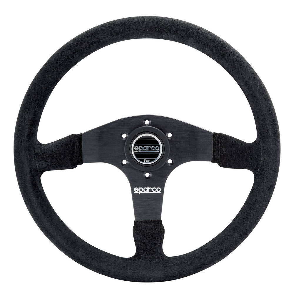 SPARCO 015R375PSN Кермо R375, замша, чорний, діам.350мм, виліт 36мм Photo-0