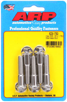ARP 623-1750 3/8-16 x 1.750 Болти із шестигранною головкою з нержавіючої сталі Photo-0