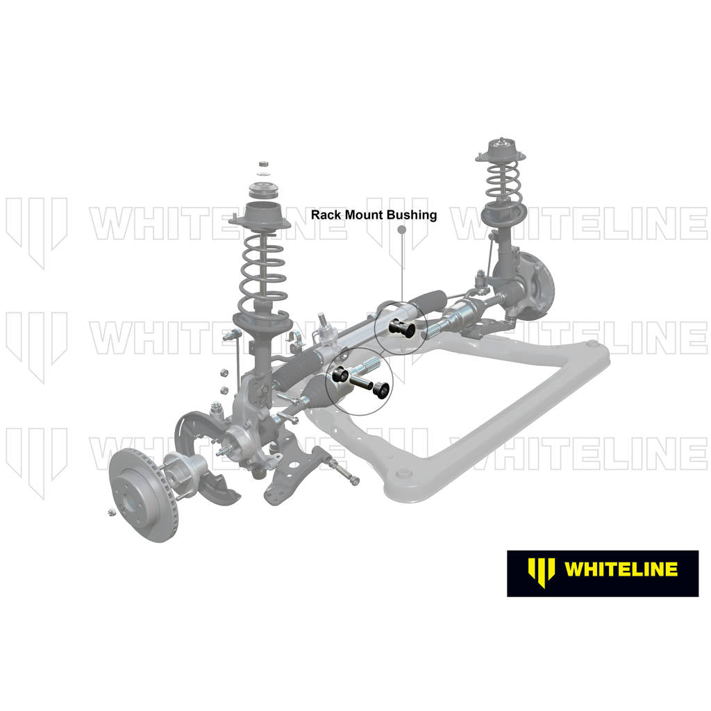 WHITELINE W13402 Комплект втулок кріплення передньої рульової рейки для Toyota Avensis T27 Photo-1