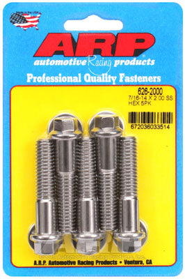 ARP 626-2000 7/16-14 X 2.000 Болти із шестигранною головкою з нержавіючої сталі Photo-0