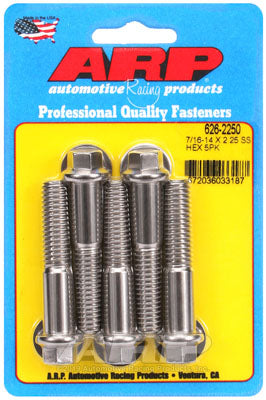 ARP 626-2250 7/16-14 X 2.250 Болти із шестигранною головкою з нержавіючої сталі Photo-0