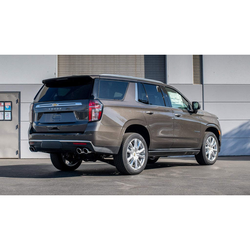 BORLA 140856 Вихлопна система Cat-Back TOURING 3.00 дюйма, 2.75 дюйма, D RD RL AC SR TIP: 4.0" RD X 8.0" & 4.0" RD X 6,63" для Chevrolet TAHOE 5.3L V8 AT 2+4WD 4DR 2021-2022 Photo-1
