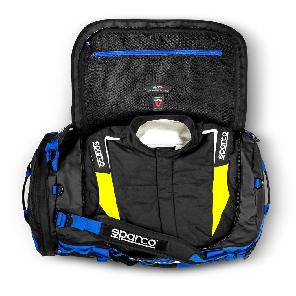 SPARCO 016442nraz спортивна сумка DAKAR-L, 70 x 40 x 40 см, чорний / синій, р-р L Photo-2