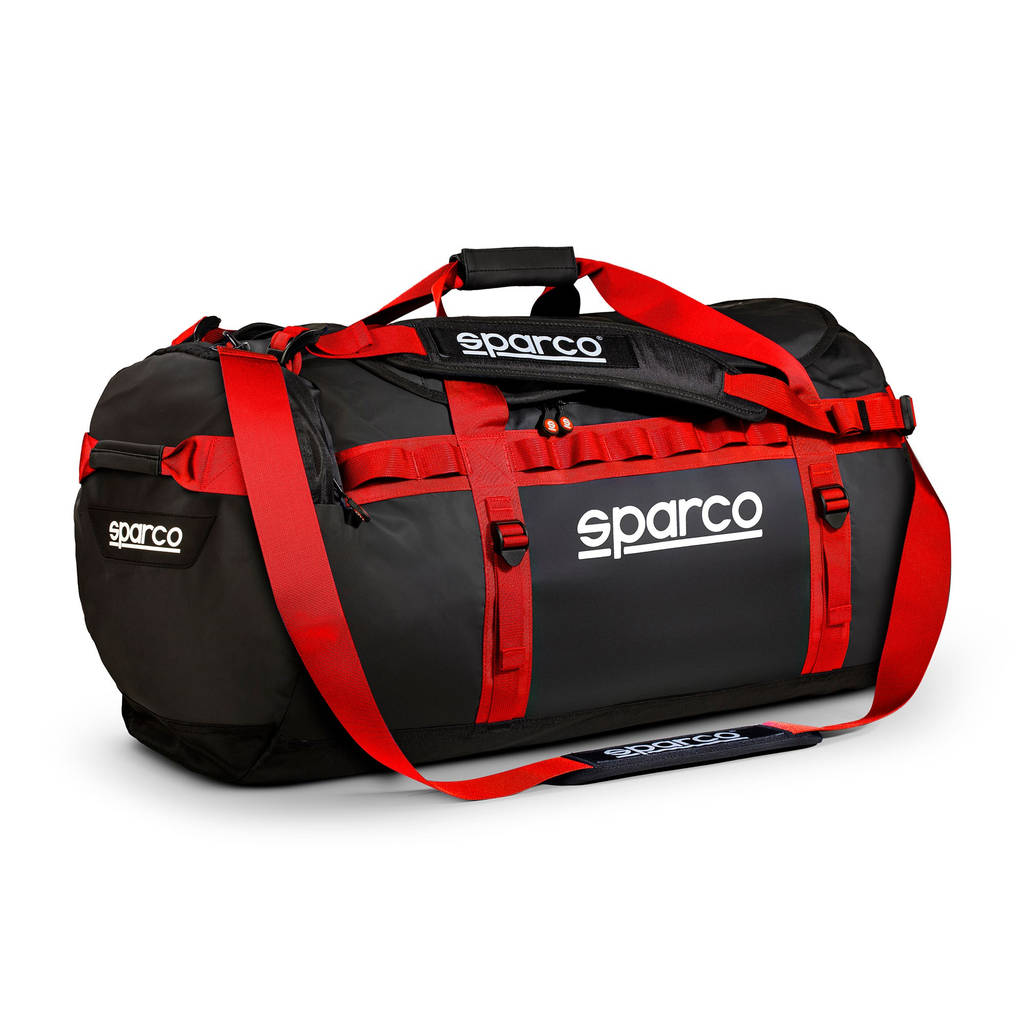 SPARCO 016442nrrs спортивна сумка DAKAR-L, 70 x 40 x 40 см, чорний / червоний Photo-0