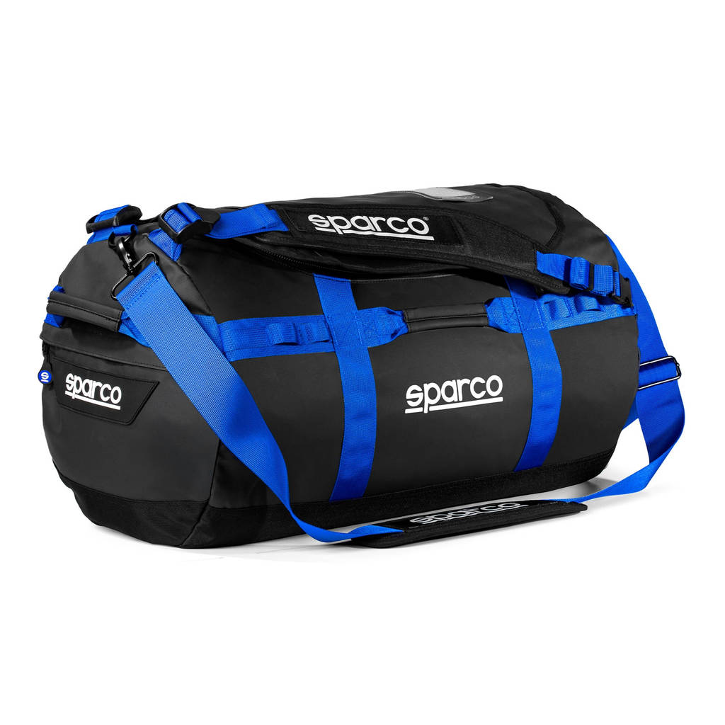 SPARCO 016443NRAZ спортивна сумка DAKAR-S, 53 x 32.5 x 32.5 см, чорний/синій, р-р S Photo-0