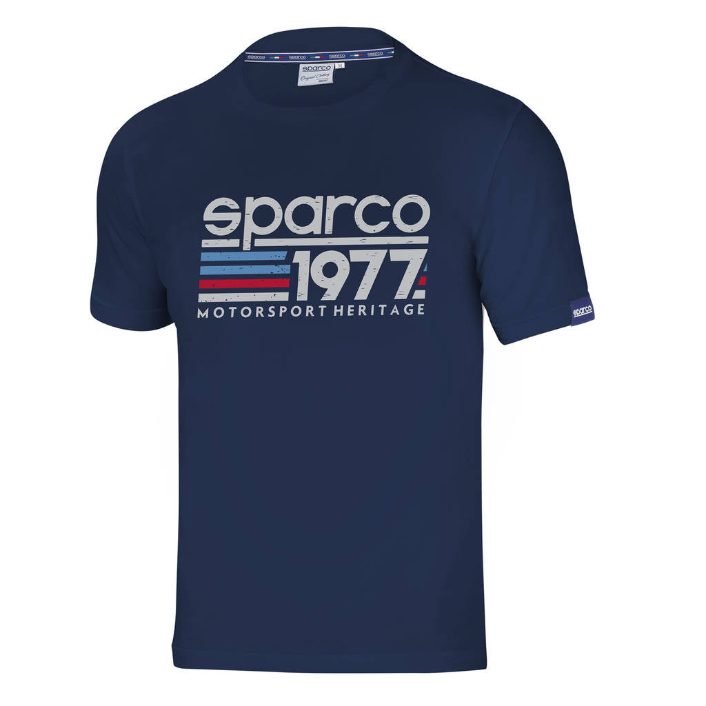 SPARCO 01329BM4XL Футболка 1977, темно-синя, розмір XL Photo-0