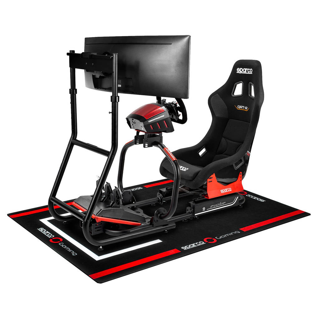 SPARCO 099101NRRS підлоговий килим для гоночного симулятора, 180x120 см Photo-1