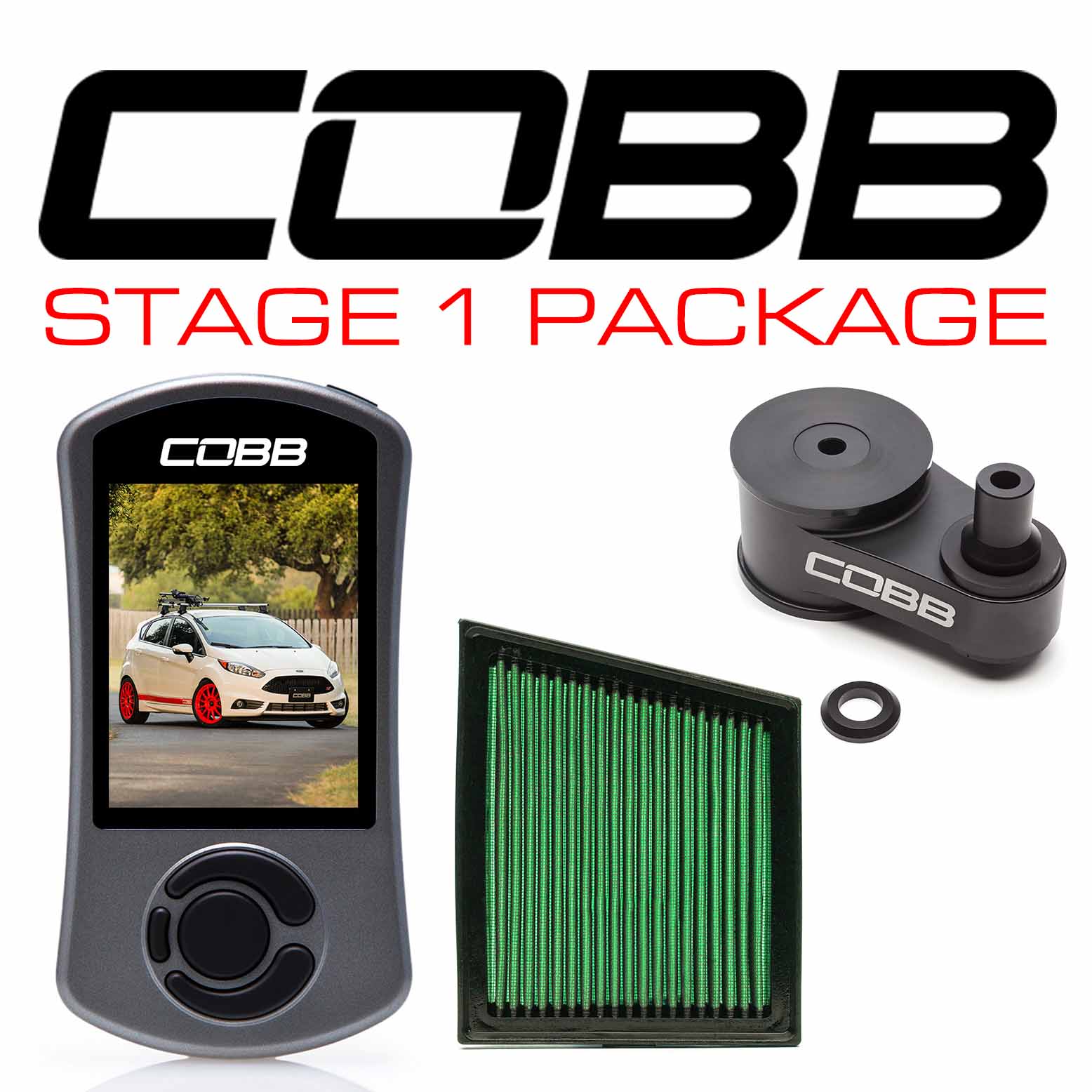COBB 62FX11 FORD Fiesta ST Комплект посилення потужності Stage 1 w/V3 Photo-0