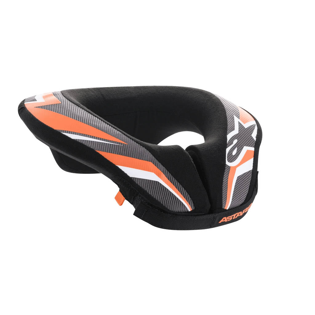 ALPINESTARS 6741018_148_S/M Захист шиї для картингу, чорний/антрацит/помаранчевий, Розмір S/M (6-10 років) Photo-0