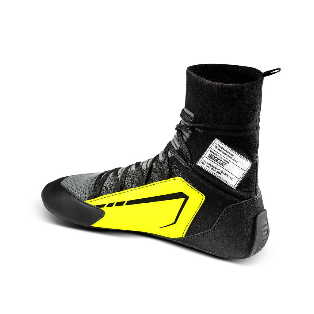 SPARCO 00127844NRGF Взуття для гонок X-LIGHT+ FIA 8856-2018, чорний/жовтий, розмір 44 Photo-2