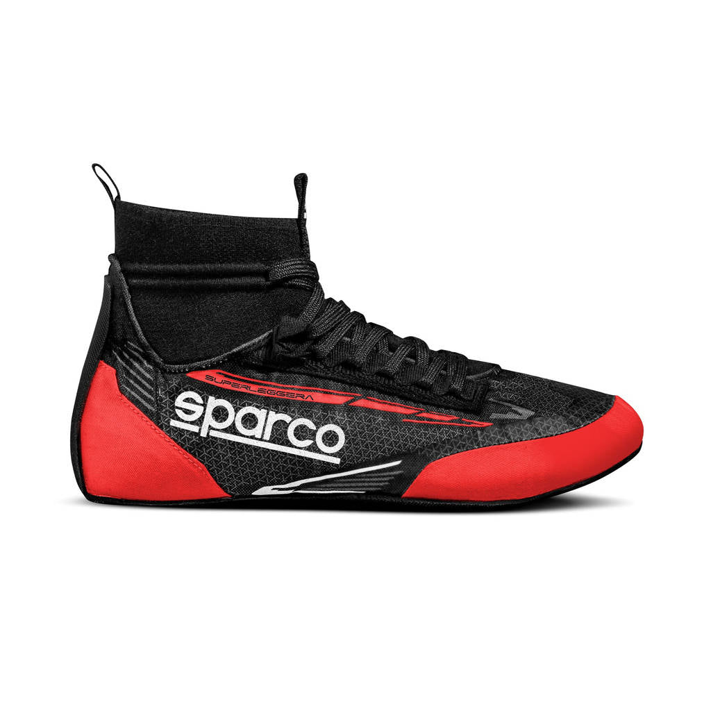 SPARCO 0012A344NRRS Взуття для гонок SUPERLEGGERA (Тканина), FIA 8856/2018, чорний/червоний, розмір 44 Photo-0