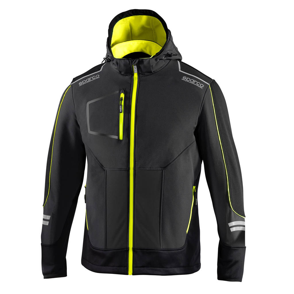 SPARCO 02412GSGF5XXL Куртка TECH Soft-shell, сірий/жовтий флуо, розмір XXL Photo-0