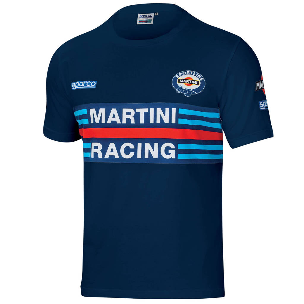 SPARCO 01274MRBM6XXX Футболка MARTINI RACING, темно-синя, розмір XXXL Photo-0