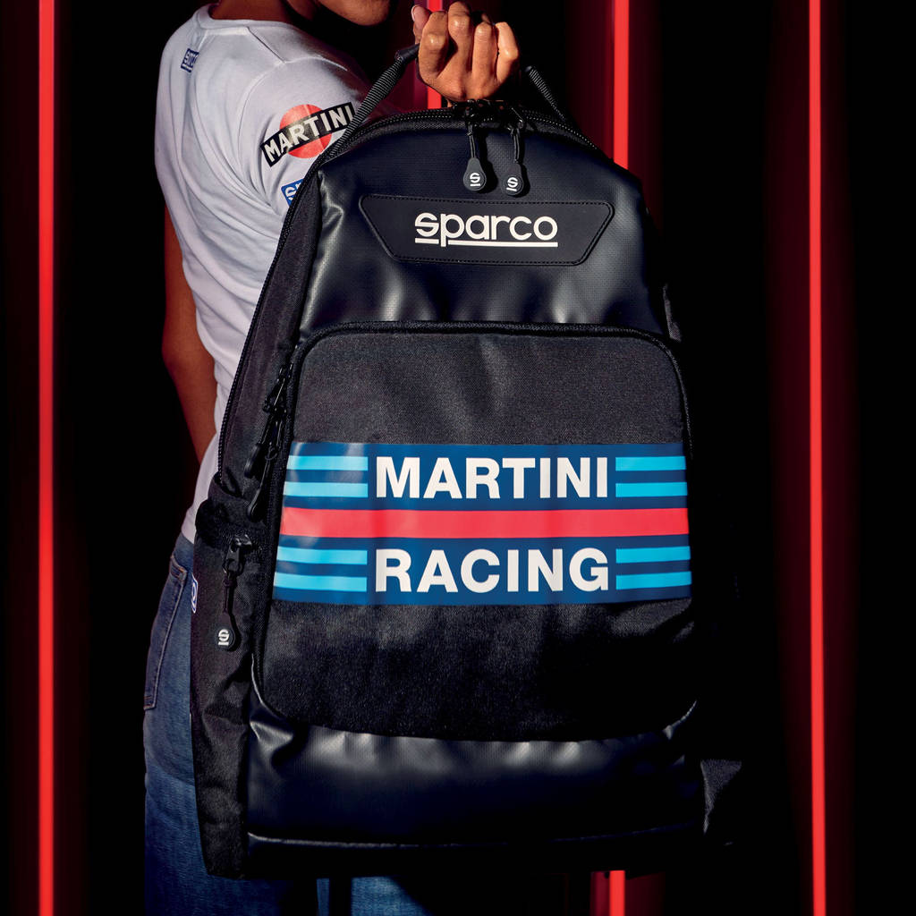SPARCO 016445MRNR Рюкзак Superstage MARTINI RACING, чорний Photo-3