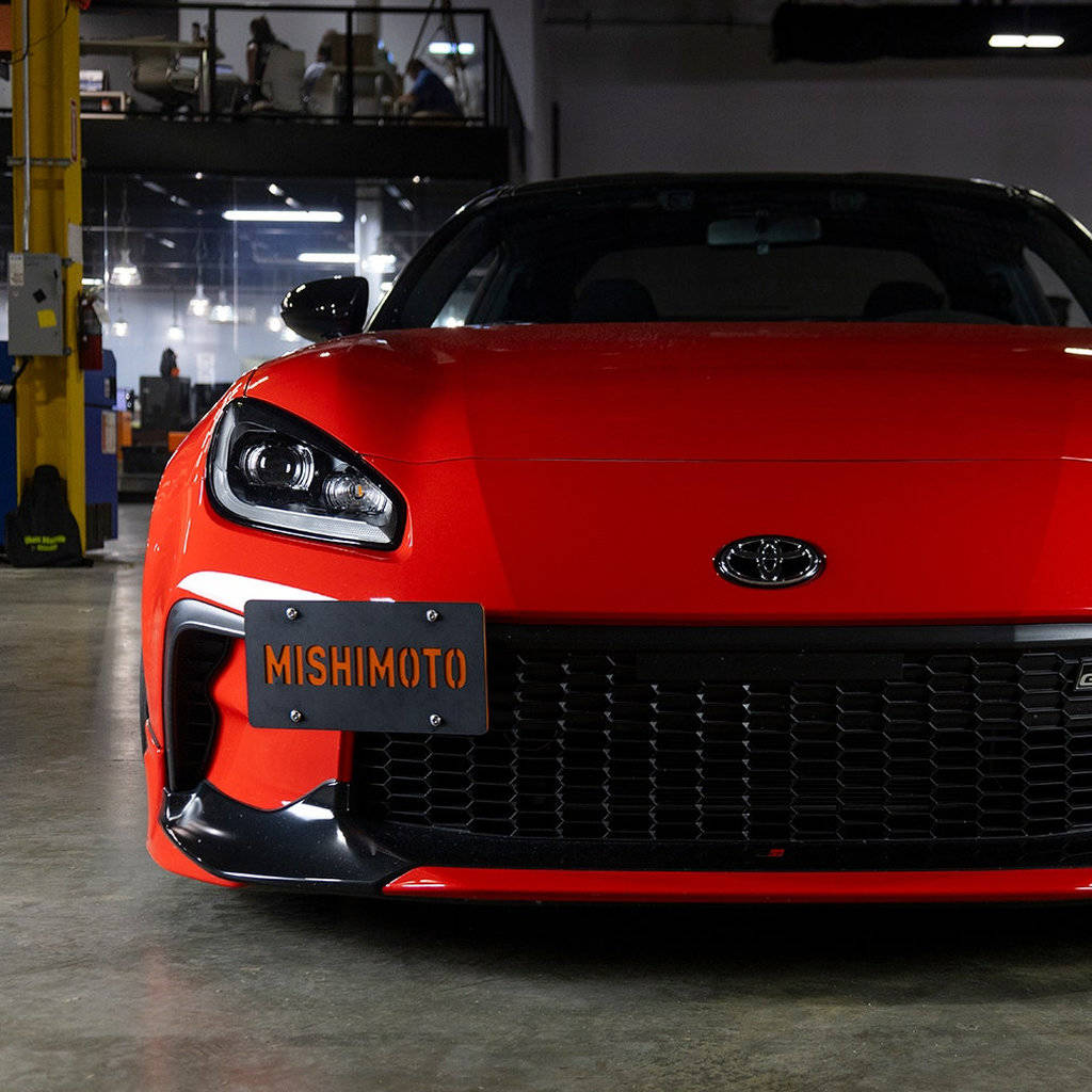 MISHIMOTO MMLP-BRZ-22 Кронштейн для перенесення номерного знака для SUBARU BRZ/ TOYOTA GR86 2022 Photo-1